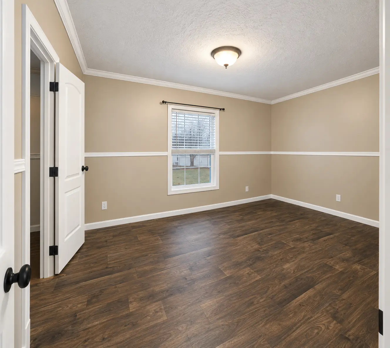Bright Neutral Bedroom Interior-2 Starter Home. Downsizing Dream. Affordable Living. Your Move.