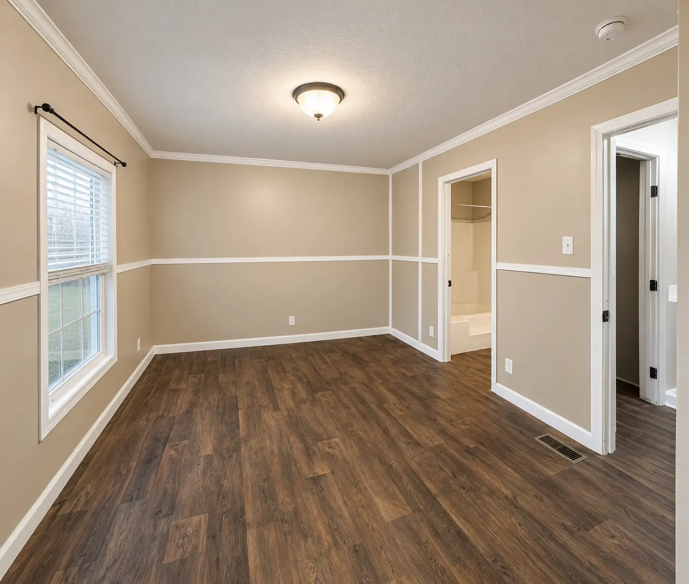 Freshly Updated Empty Bedroom-3 Starter Home. Downsizing Dream. Affordable Living. Your Move.
